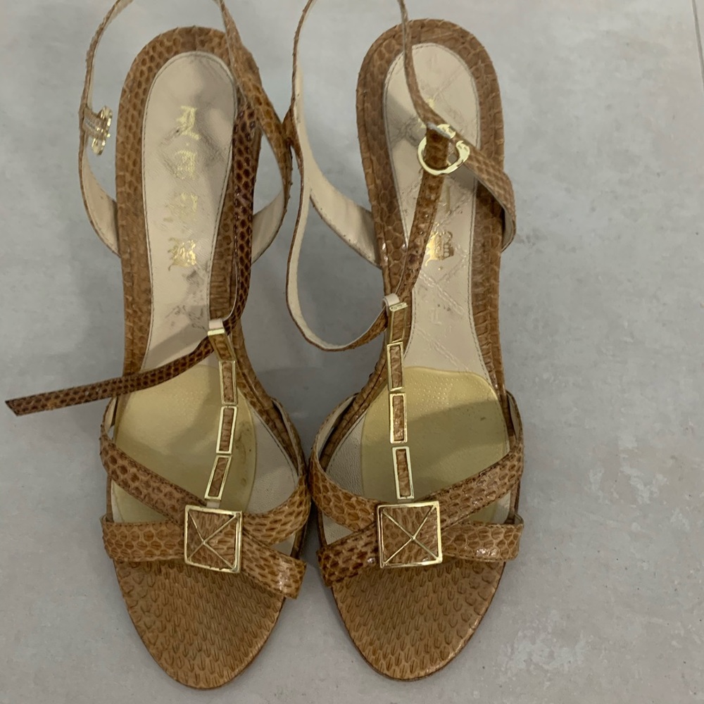 Faux snakeskin LAMB shoes